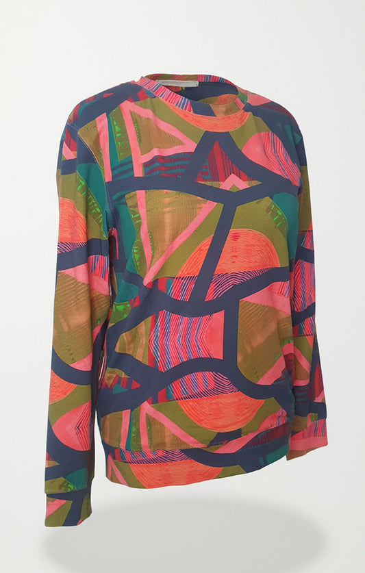 Lina Sweatshirt – Bio-Baumwolle – Exklusiver Print – Sweatshirt Lina Organic Cotton 2