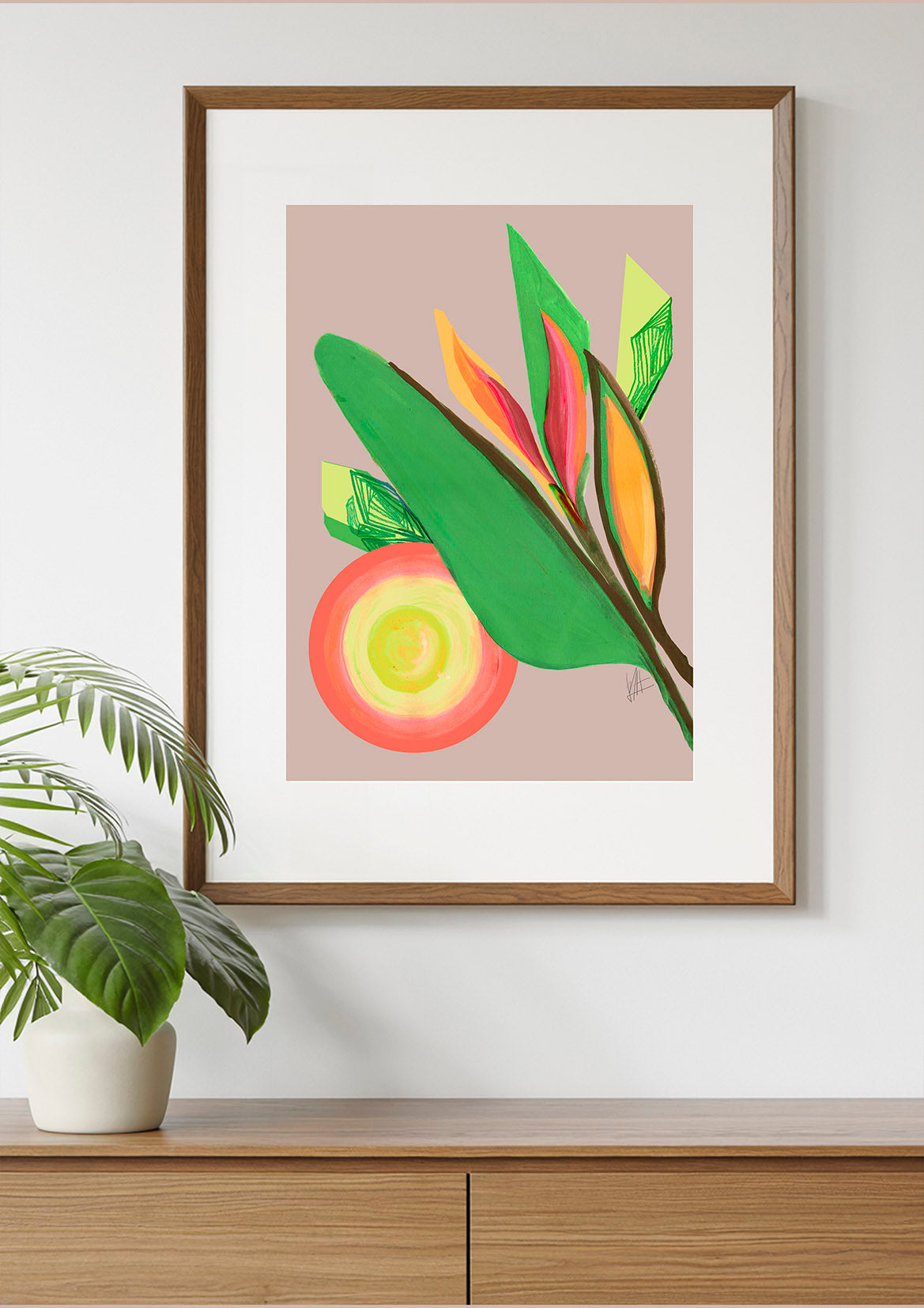 Strelitzia – Fine Art Strelitzia botanical modern wall art fine art print A4 A3
