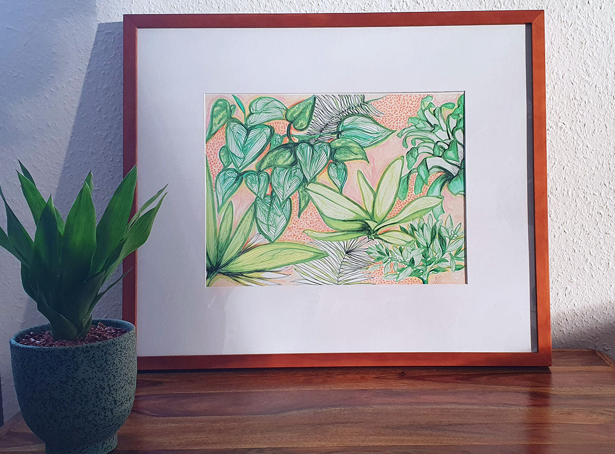 Floresta Fractal – Floresta fractal   botanical modern   wall art fine art print A4 A3 4