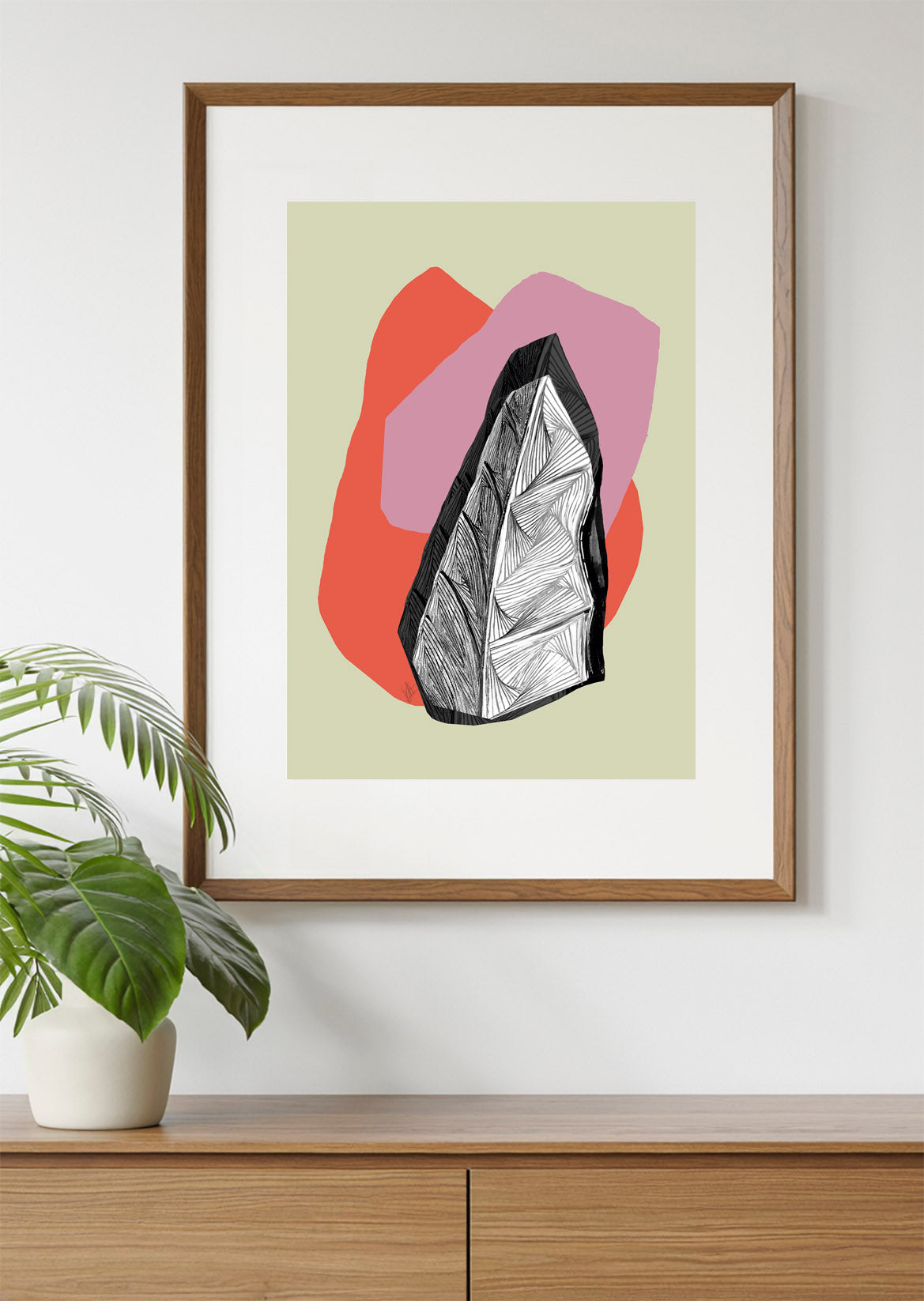 Folhosa – Folhosa minimalist modern wall art fine art print A4 A3 2