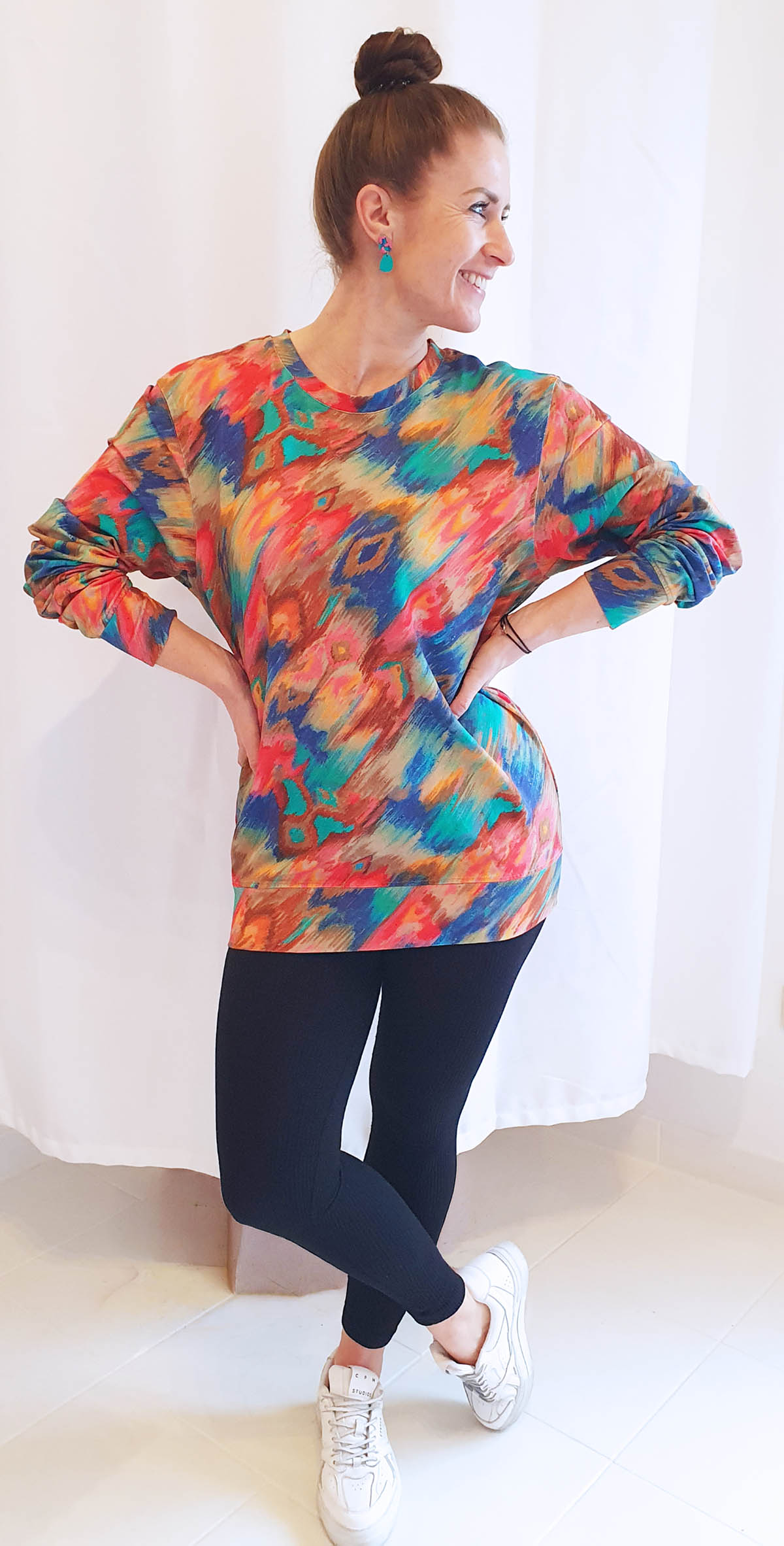 Beth Sweatshirt – Bio-Baumwolle – Exklusiver Print – Sweatshirt Beth – Algodão Orgânico – Estampa Exclusiva 4