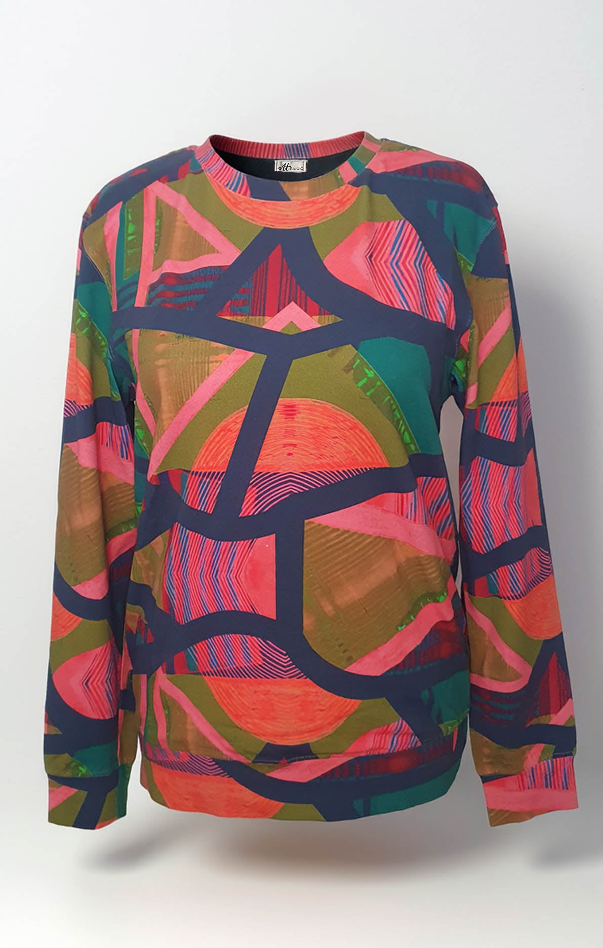 Lina Sweatshirt – Bio-Baumwolle – Exklusiver Print