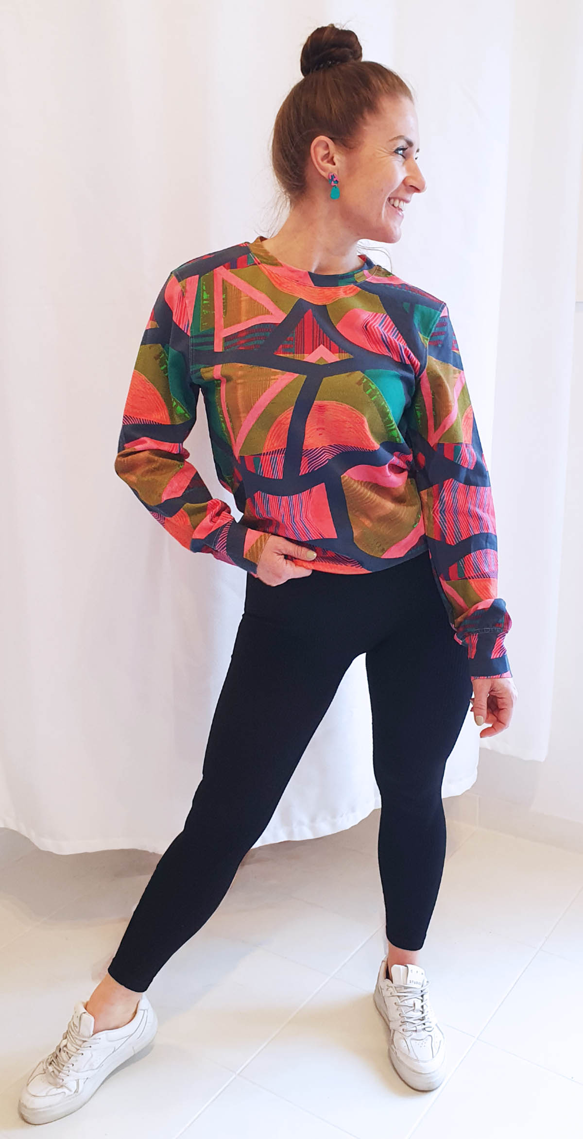 Lina Sweatshirt – Bio-Baumwolle – Exklusiver Print – Sweatshirt Lina Organic Cotton 4